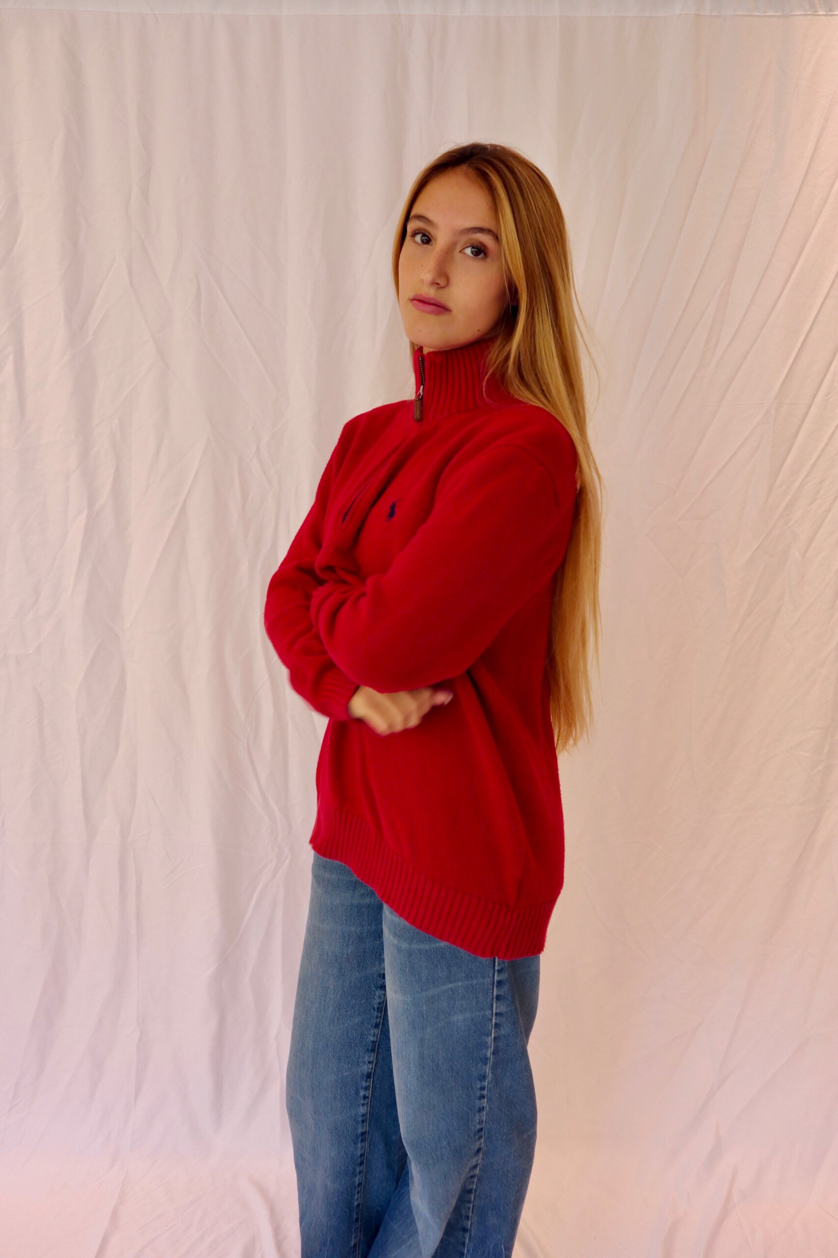 Ralph lauren clearance red turtleneck sweater